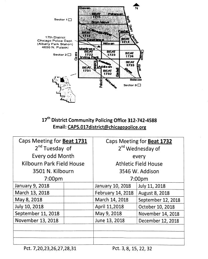 30th Ward Beat Meeting @ 17th District Police